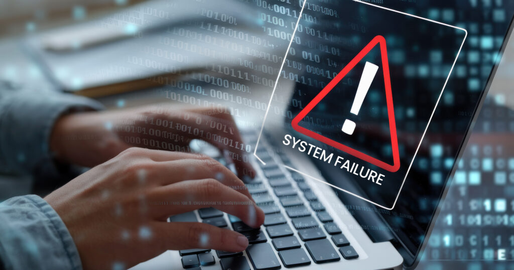 The developer creates an AI system and gets an error