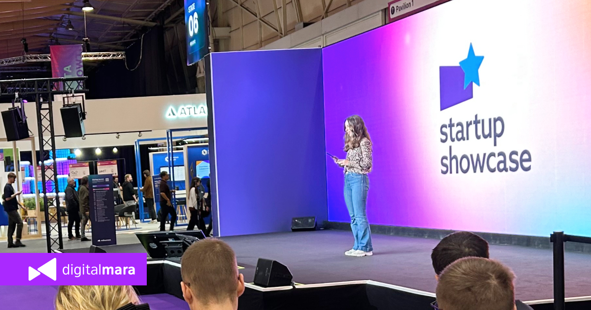 Startup showcase at Web Summit 2025 in Lisbon
