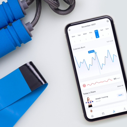 People use fitness and wellness apps for personal health and well-being